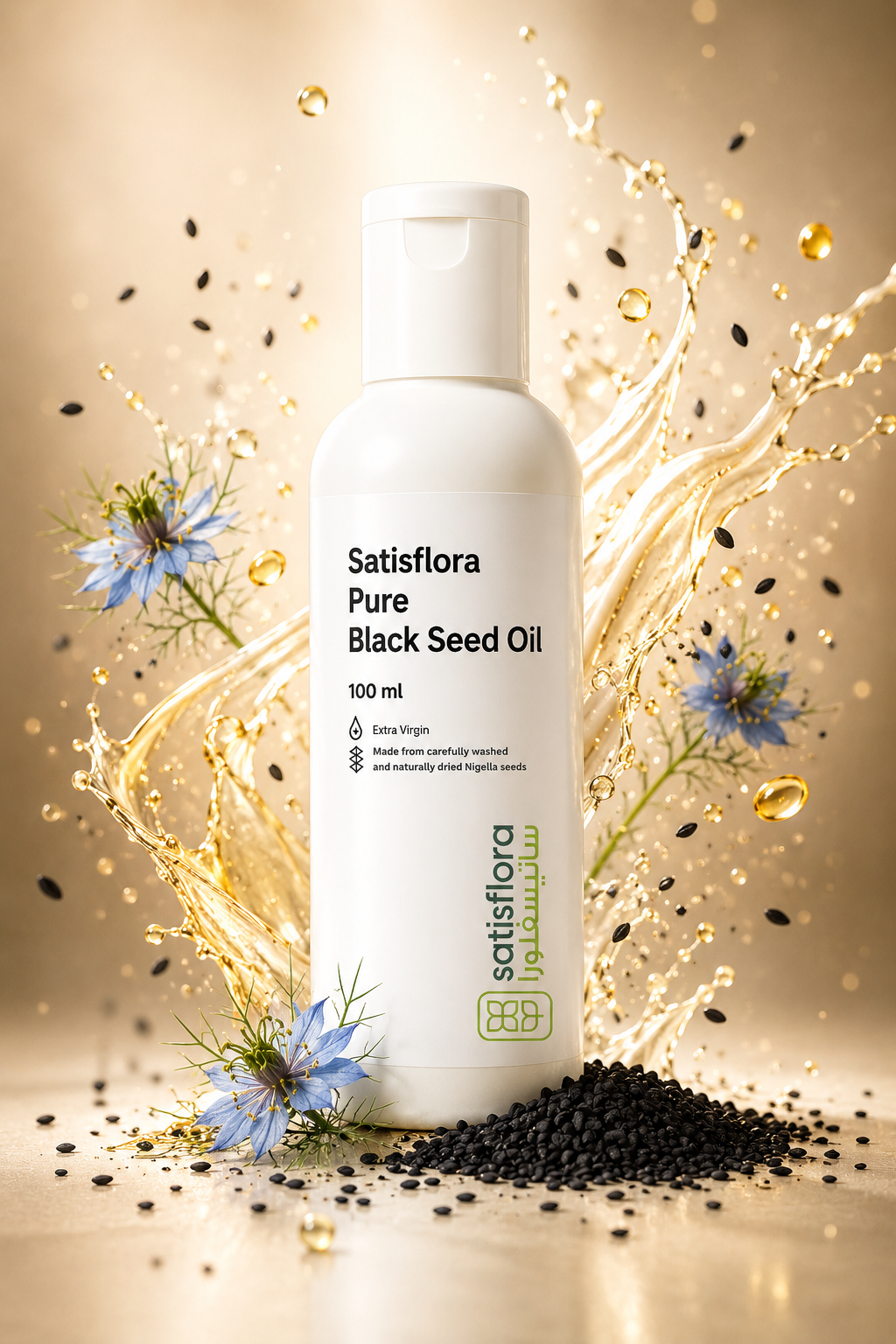 Satisflora Pure Black Seed Oil